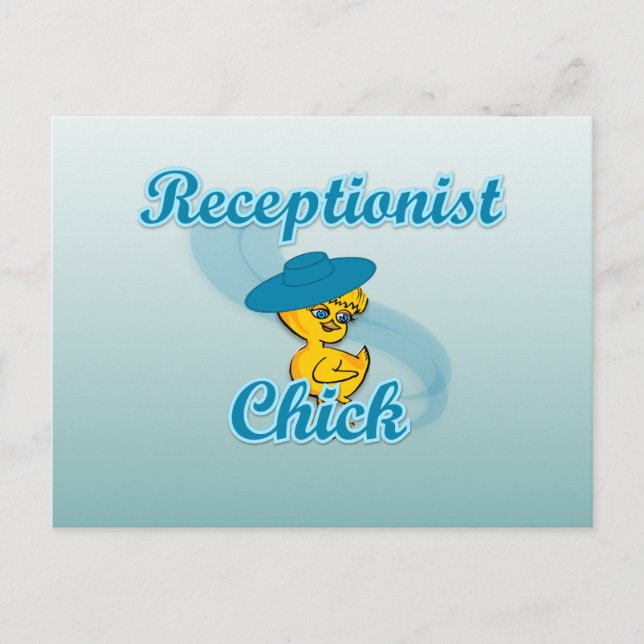 Postal Chick recepcionista #3 (Anverso)