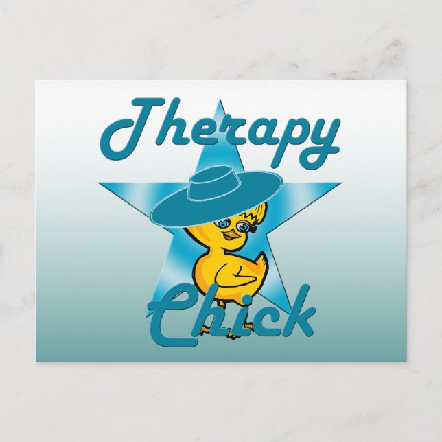 Postal Chick terapéutico #7 (Anverso)