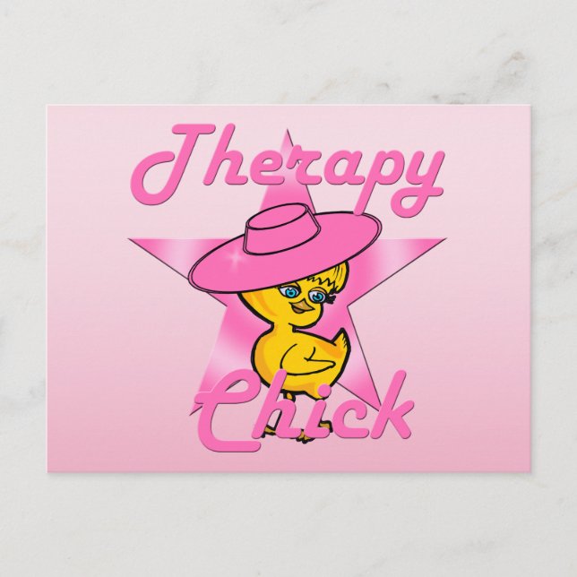 Postal Chick terapéutico #8 (Anverso)