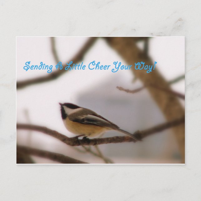 Postal Chickadee Cheer (Anverso)