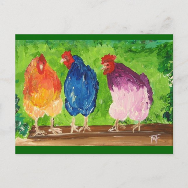 Postal Chicken Chat (Anverso)