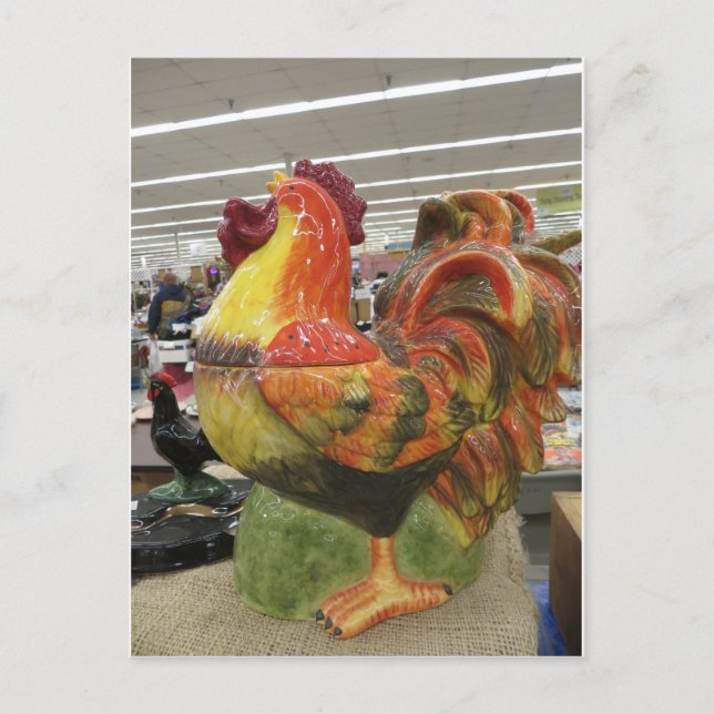 Postal Chicken Jar (Anverso)