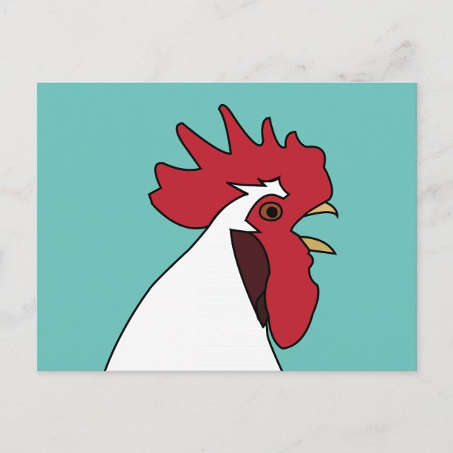 Postal Chicken Rooster (Anverso)