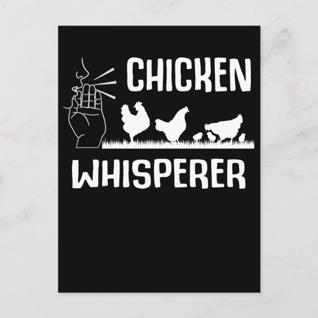Postal Chicken Whisperer Hen Farmer (Anverso)