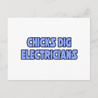 Postal Chicks Dig Electrician