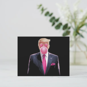 Postal Chicle de Burbujas Trump