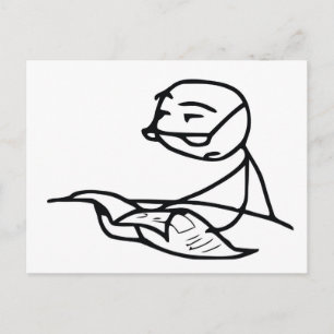 Postal Chico de periódico