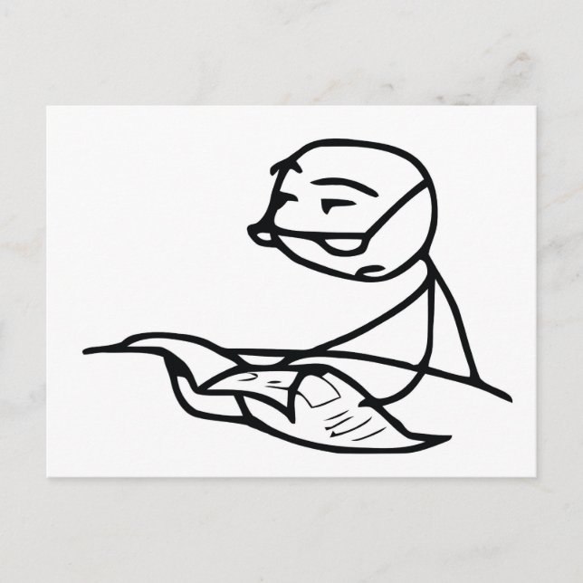 Postal Chico de periódico (Anverso)