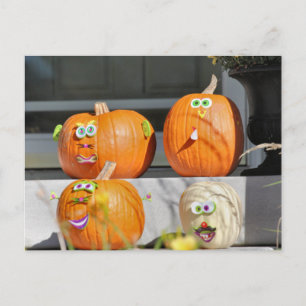 Postal Chicos de calabaza