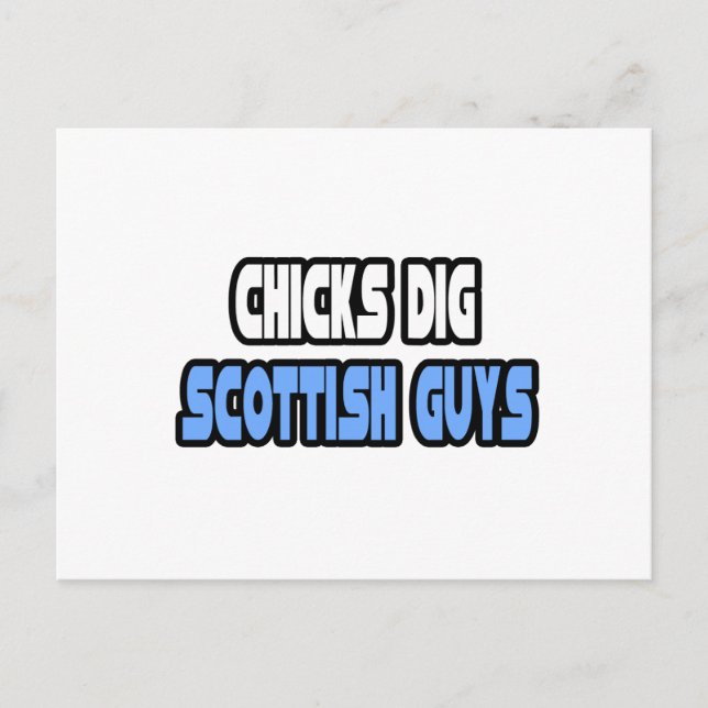 Postal Chicos escoceses (Anverso)