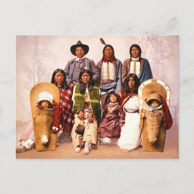 Postal Chief Severo y Family (Ute People) (Anverso)