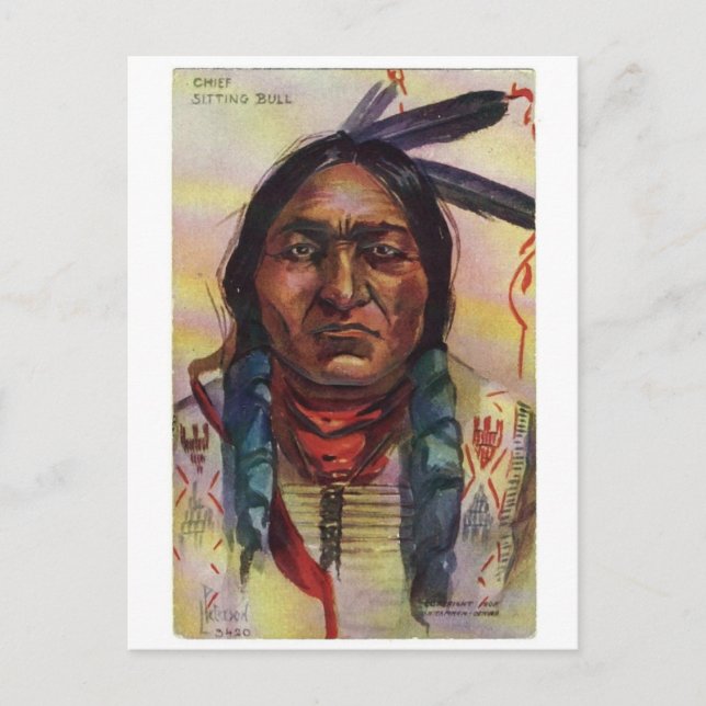 Postal Chief Sitting Bull (Anverso)