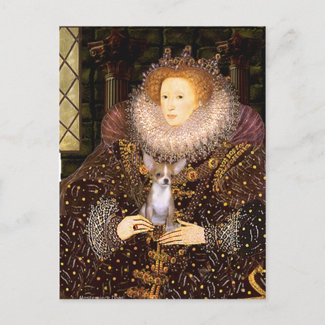 Postal Chihuahua 1 - Reina (Anverso)