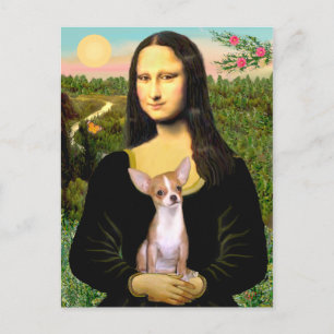 Postal Chihuahua 1b - Mona Lisa