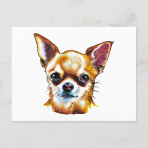Postal Chihuahua acuarela