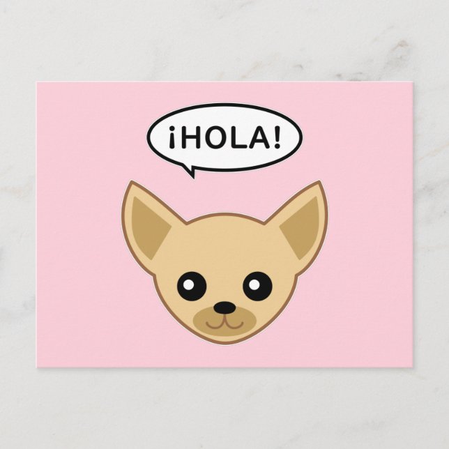 Postal Chihuahua Dice ¡Hola! (Anverso)
