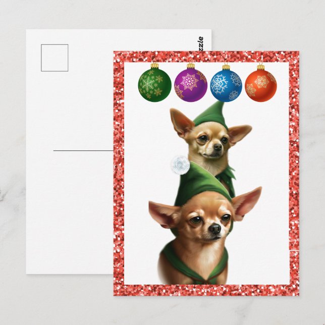 Postal Chihuahua Elves (Anverso / Reverso)
