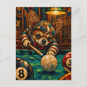 Postal Chihuahua, mosaico geométrico