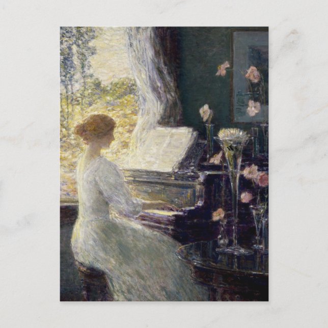 Postal Childe Hassam - Sonata (Anverso)