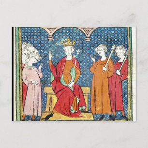 Postal Childeric II , Merovingian Rey de Austrasia