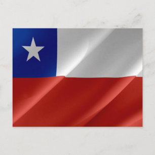 Postal Chile - Bandera chilena -