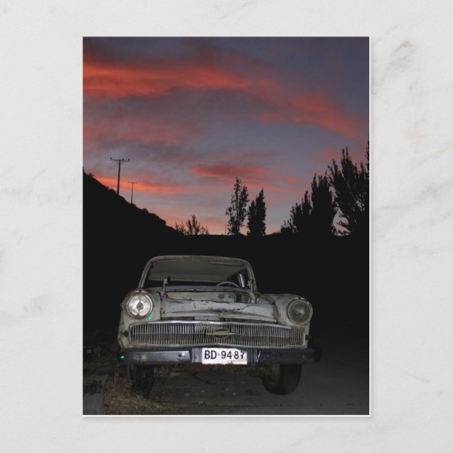 Postal Chile Chico Sunset (Anverso)