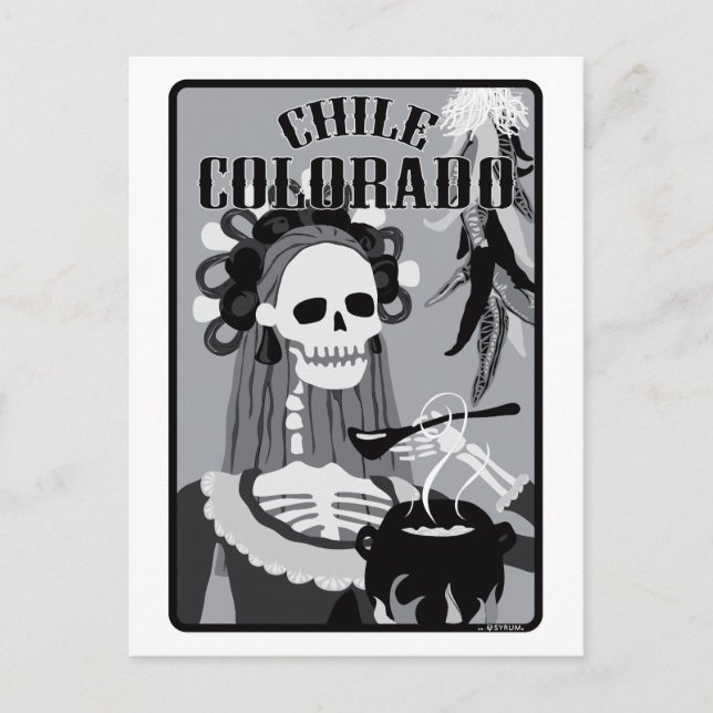 Postal chile colorado (Anverso)