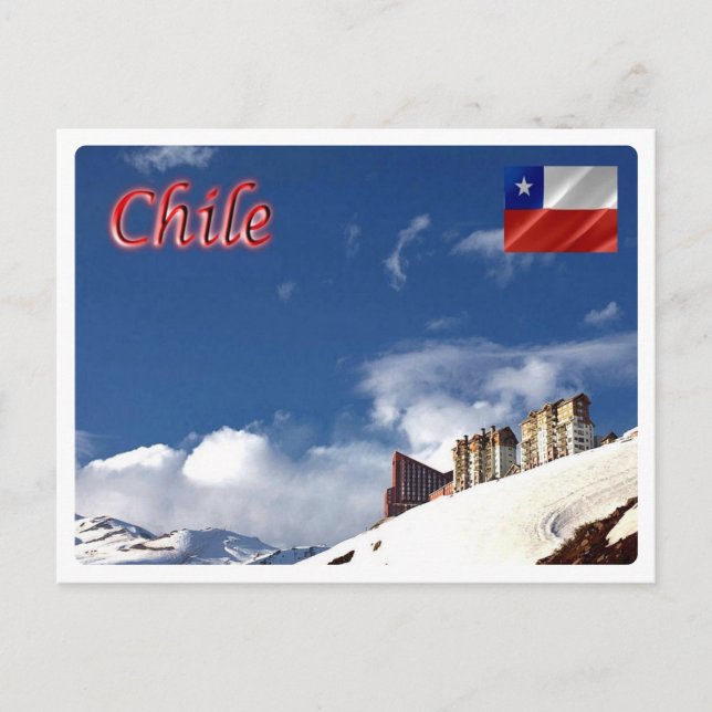Postal Chile - Valle del Nevado (Anverso)