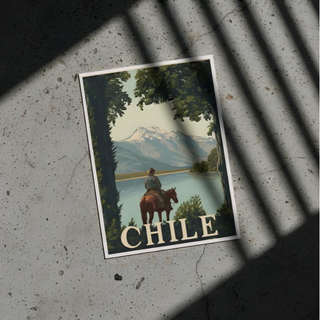 Postal Chile Viaje Vintage | Montaña Andes (Subido por el creador)