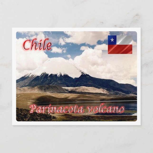 Postal Chile - Volcán Parinacota - (Anverso)