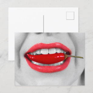 Postal Chili pepper lips
