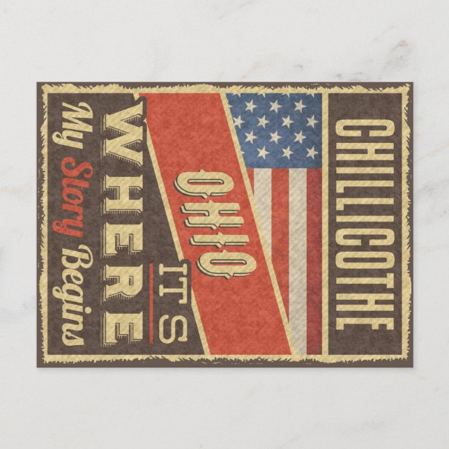 Postal Chillicothe Ohio (Anverso)