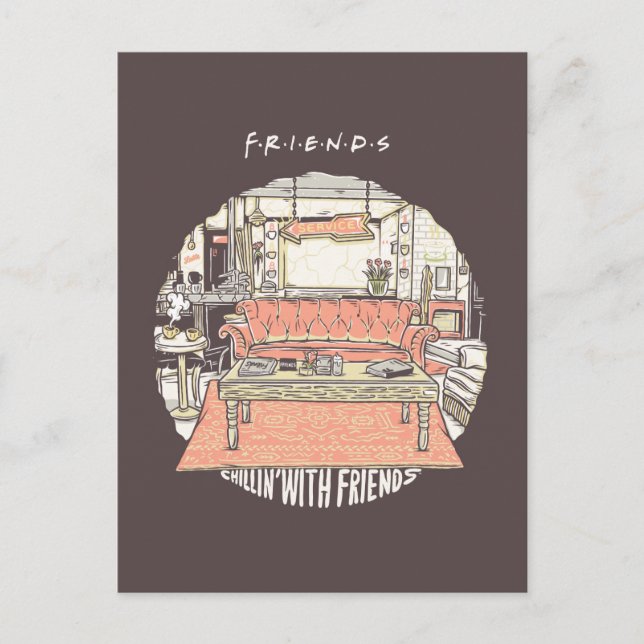 Postal Chillin' con Personalizado FRIENDS™ (Anverso)