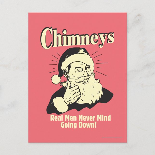 Postal Chimeneas: A los hombres de verdad nunca les impor (Anverso)