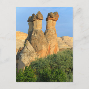 Postal Chimeneas de Hadas al Atardecer