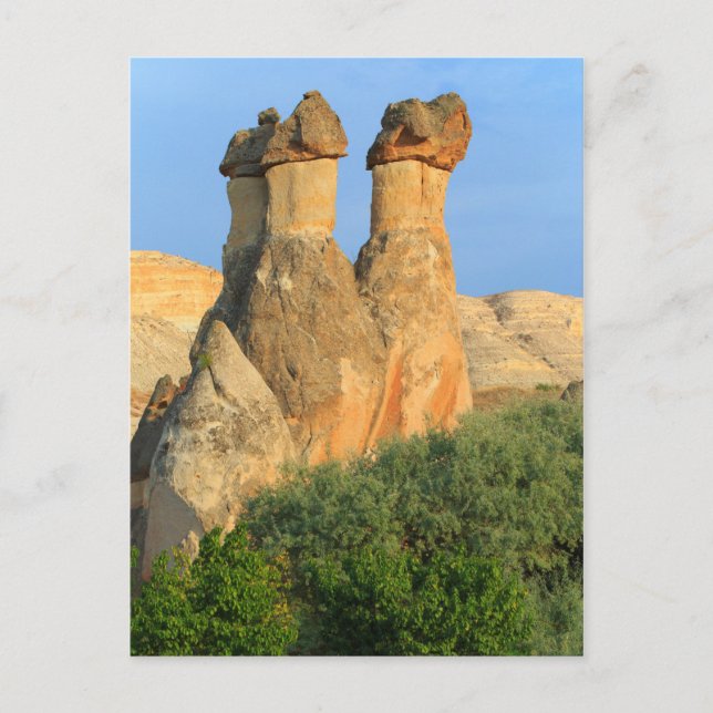 Postal Chimeneas de Hadas al Atardecer (Anverso)