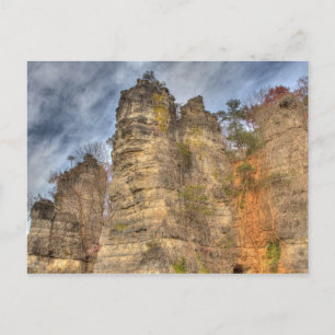 Postal Chimeneas naturales, Virginia