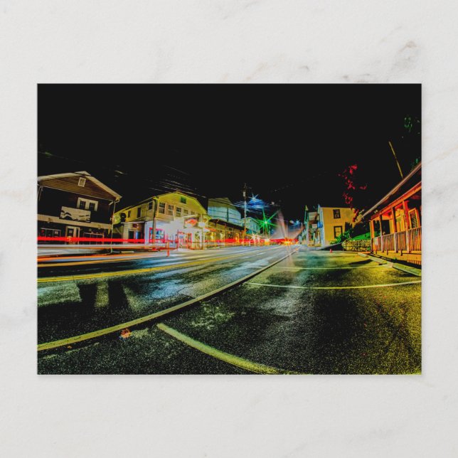 Postal chimney rock pequeño pueblo cerca del lago lure ca (Anverso)