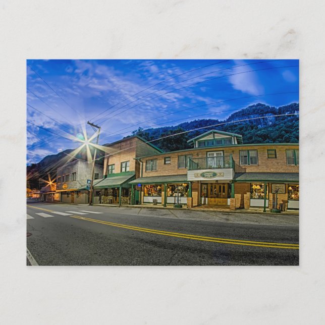 Postal chimney rock pequeño pueblo cerca del lago lure ca (Anverso)