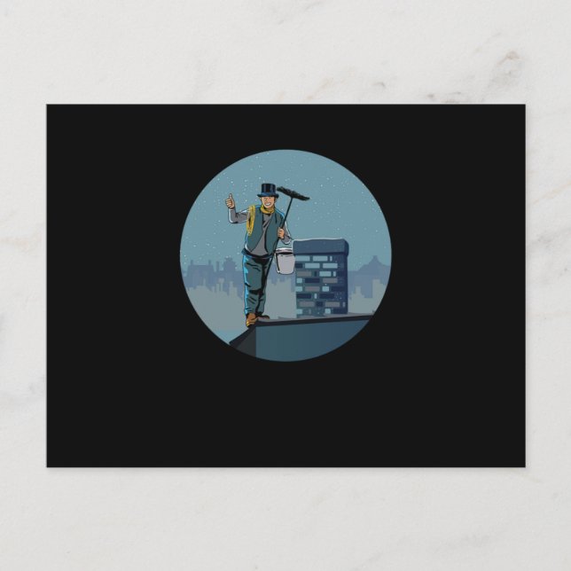Postal Chimney Sweep Night Sweeper Sweeper Craftsman Gif (Anverso)