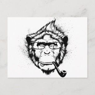 Postal Chimpancé característico
