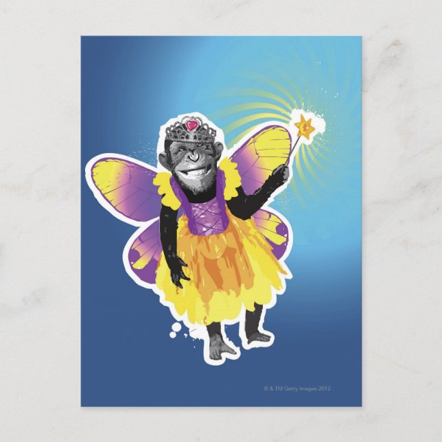 Postal Chimpanzee Fairy (Anverso)