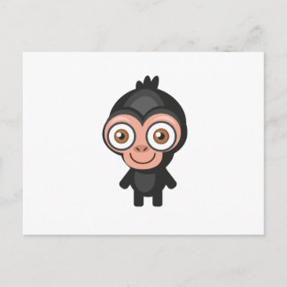 Postal Chimpanzee - Mi parque de la conservación