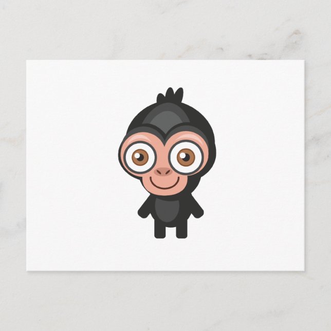 Postal Chimpanzee - Mi parque de la conservación (Anverso)