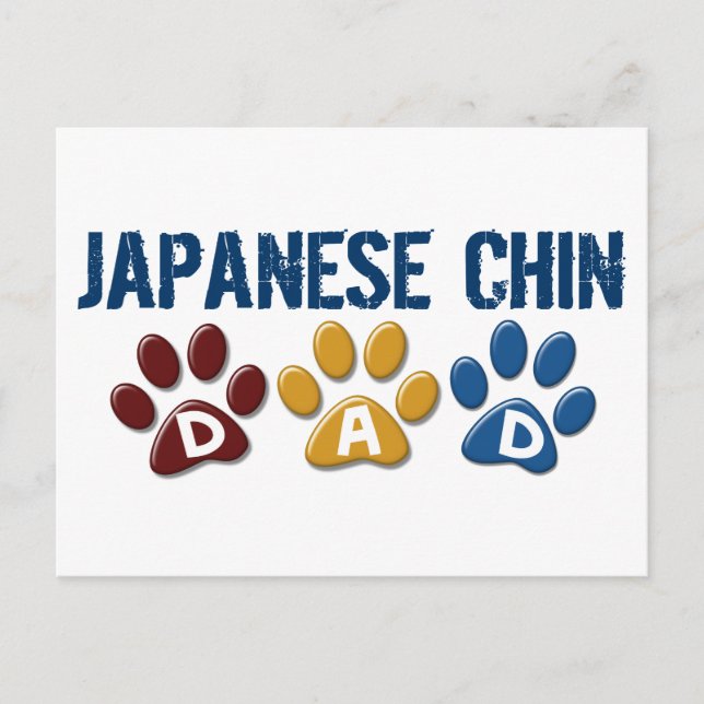 Postal CHIN Dad Paw Print 1 (Anverso)