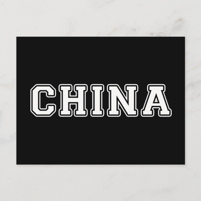 Postal China (Anverso)