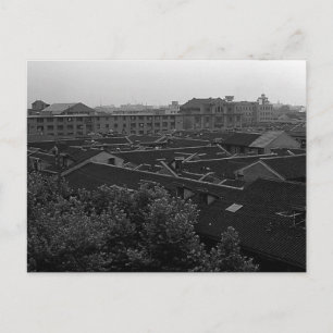 Postal China Antigua Ciudad de Shanghai