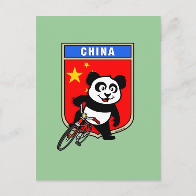 Postal China Ciclismo (Anverso)