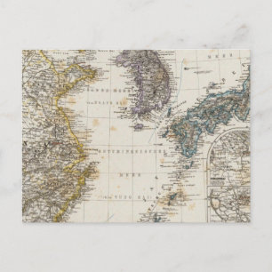 Postal China, Corea, Japón