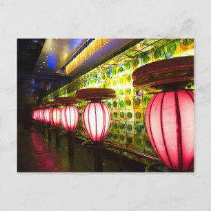 Postal China, Shanghái. Bar en el barrio Xin Tian Di
